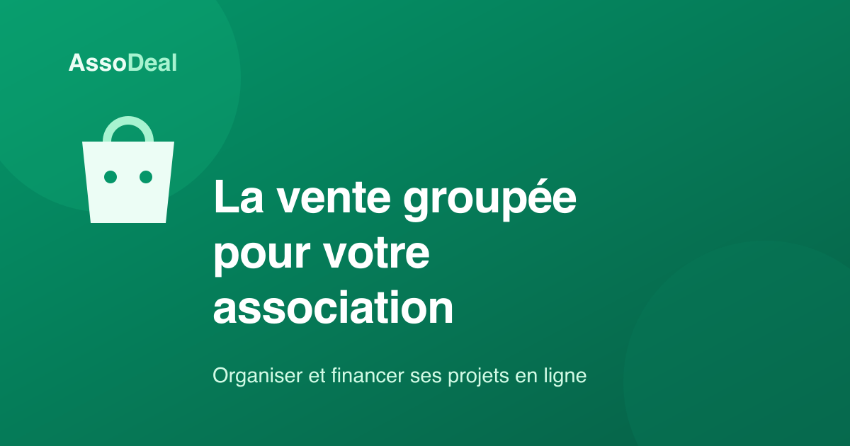 Vente groupée association : organiser et financer en ligne